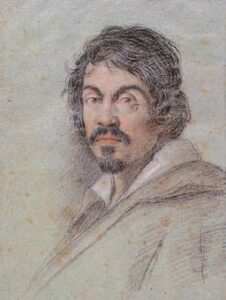 Portrait of Caravaggio by Ottavio Leoni