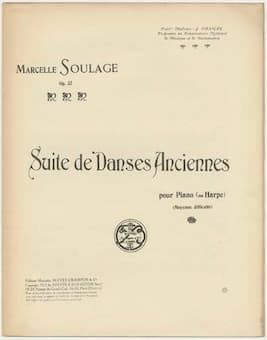 Marcelle Soulage: Suite de Danses Anciennes