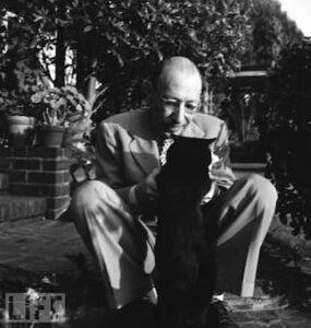 Stravinsky and his cat
