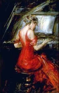Giovanni Boldini: The Woman in Red