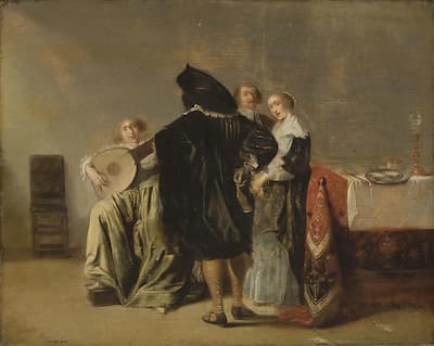 Pieter Codde: The Lute Player, c. 1623-35 (Philadelphia Museum of Art) 