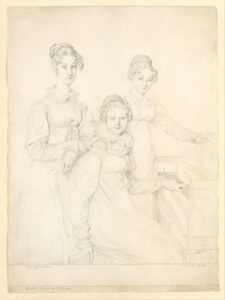 Ingres: The Kaunitz Sisters (Leopoldine, Caroline, and Ferdinandine), 1818 (Metropolitan Museum of Art)