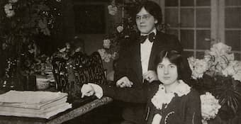 Nadia and Lili Boulanger sisters, 1913