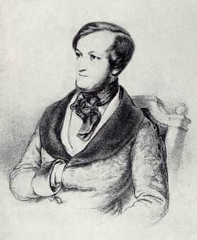 Ernest Benedikt Kietz: Richard Wagner (c. 1840)