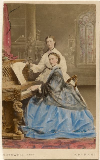 Southwell Brothers: Maria Feodorovna, Empress of Russia (Princess Dagmar); Queen Alexandra, 1863 (National Portrait Gallery, London)