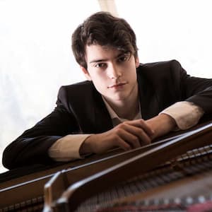 young Israeli pianist Tom Borrow