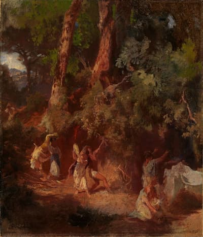 Böcklin: Bacchantenfest, c. 1856 