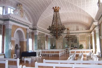 Bach concert hall at the castle at Köthen