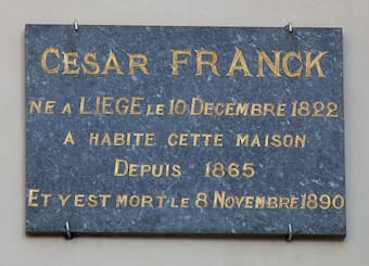 César Franck's house at 95 boulevard Saint-Michel