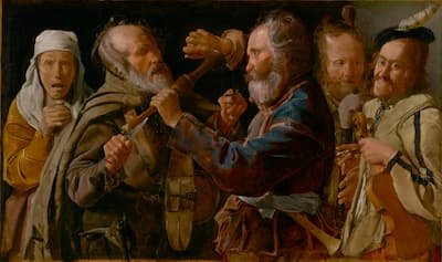 Georges de la Tour: The Musicians’ Brawl, ca. 1525-1530  (J. Paul Getty Museum)