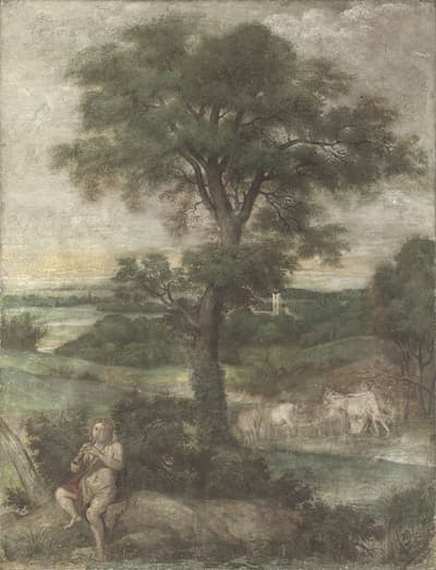 Domenichino: Mercury Stealing the Herds of Admetus, 1616-18 (The National Gallery, London)
