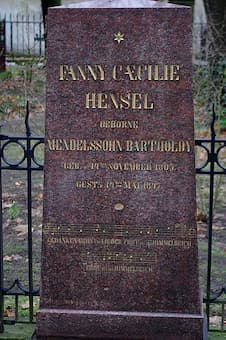 Fanny Mendelssohn's grave