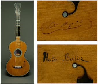 Guitar owned by Paganini and Berlioz