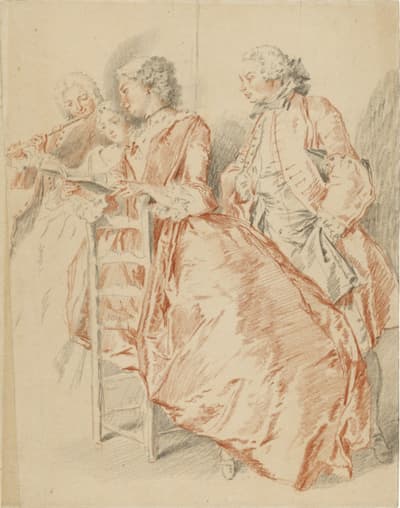 Jacques-André Portail: A Music Party, 1738 (J. Paul Getty Museum)