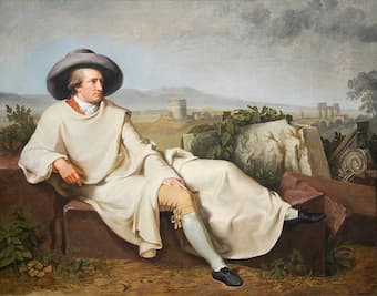Tischbein: Goethe in der Campagna (1787)