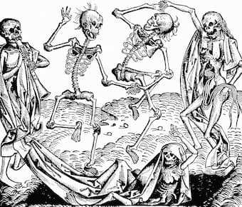 The Dance of Death from Liber Chronicarum, 1493