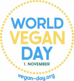 1 November: World Vegan Day