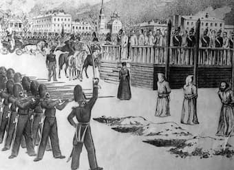 Mock execution, 1849