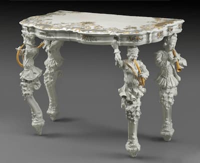 Alcora Manufactory: Console Table, ca. 1761-63 (MFA)