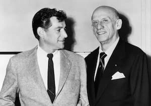 Leonard Bernstein and Dimitri Mitropoulos