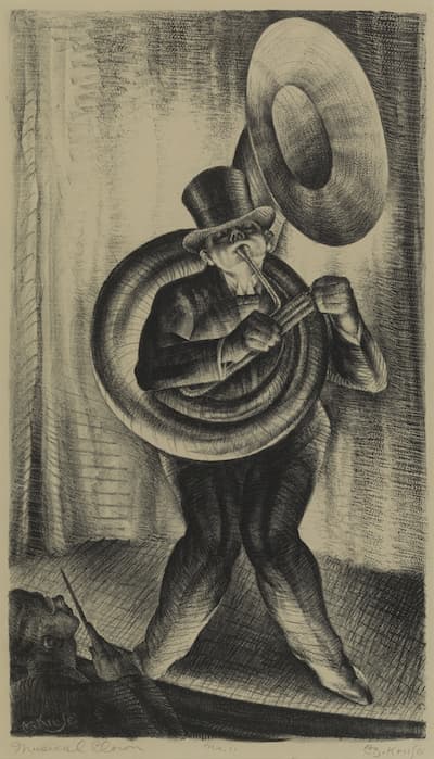 Alexander Z. Kruse: Musical Clown, before 1930 (PAFA)