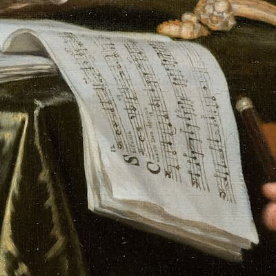 Michiel van Musscher: The Sinfonia (Family Portrait), detail, 1671 (DIA)