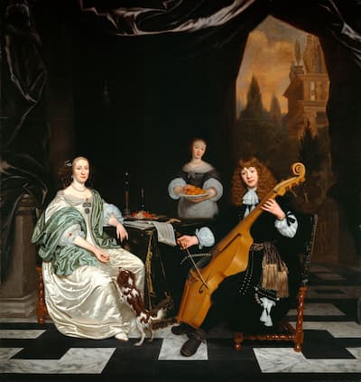 Michiel van Musscher: The Sinfonia (Family Portrait), 1671 (DIA)