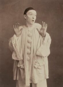 Nadar: Paul Legrand as Pierrot (1855)