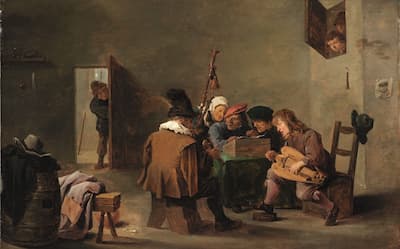 David Teniers the Younger: The Boors' Concert, early 1640s (DIA)