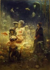 Ilya Repin: Sadko in the Underwater Kingdom (1876)