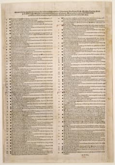 Martin Luther's “Ninety-five Theses”