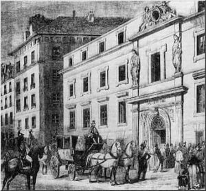 The old Conservatoire de Paris, early 19th century