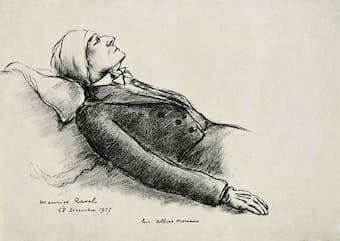 Ravel on his deathbed