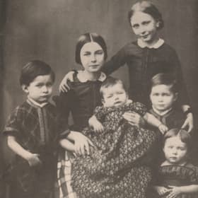 Clara Schumann and her children