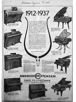 Danish piano company Andreas Christensen