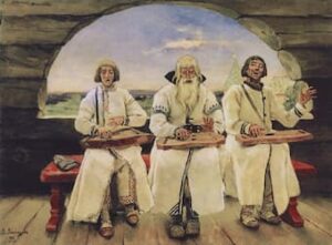Viktor Vasnetsov: Gusli Musicians (1899)