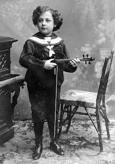 Jascha Heifetz as a young boy