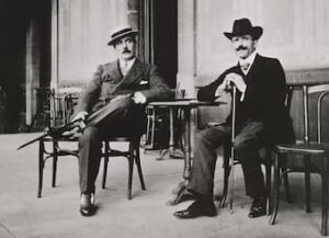 Arturo Toscanini and Giacomo Puccini, 1910