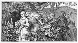 Faust and Gretchen in the Garden