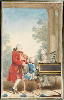 Wolfgang and Nannerl Mozart’s childhood and musical journeys