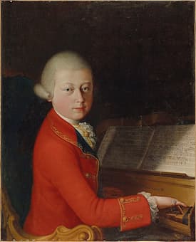 Wolfgang Amadeus Mozart at the age of 13 in Verona, 1770