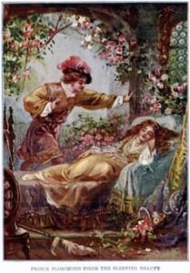 Prince Florimund finds the Sleeping Beauty