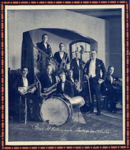 Paul Whiteman and his orchestra in 1921