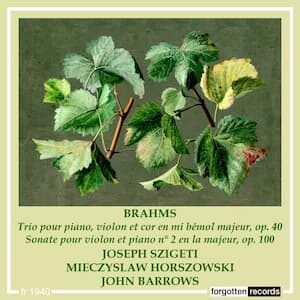 Holiday Writing: Brahms’ Violin Sonata No. 2