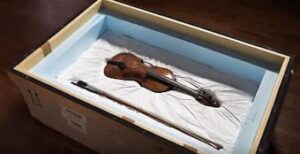 Ingres' violin in the Ingres Museum in Montauban