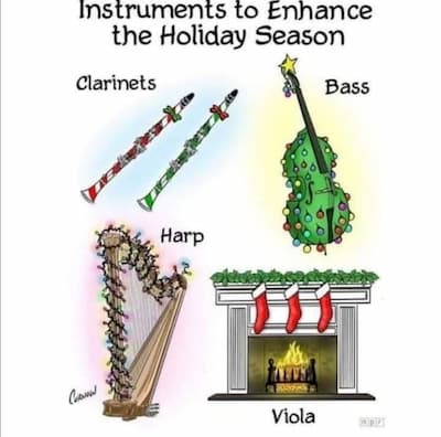 instruments to enhance the holiday season