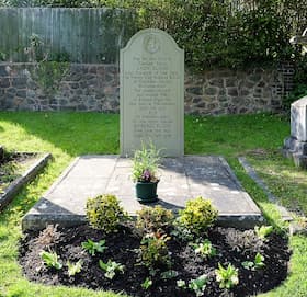 Elgar's grave in Little Malvern