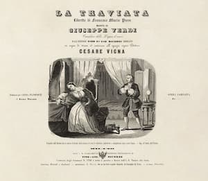 Giuseppe Verdi: La Traviata title page