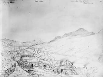 Mendelssohn sketch of Loch Tay