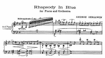 Opening of Gershwin's Rhapsody in Blue